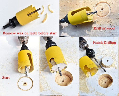 6" TCT Hole Saws 152mm Carbide Tipped Holesaw 2.25" Deep Cut for Cutting Asph... - Picture 7 of 7