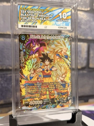 SS4 Son Goku BT30-151 | Three Glorious Fighters 2026 | SCR ACE 10