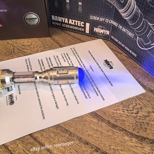 NAWYA Doctor Who 9th Doctor Metal Sonic Screwdriver – Hand-Extend DIY Prop - Picture 4 of 16