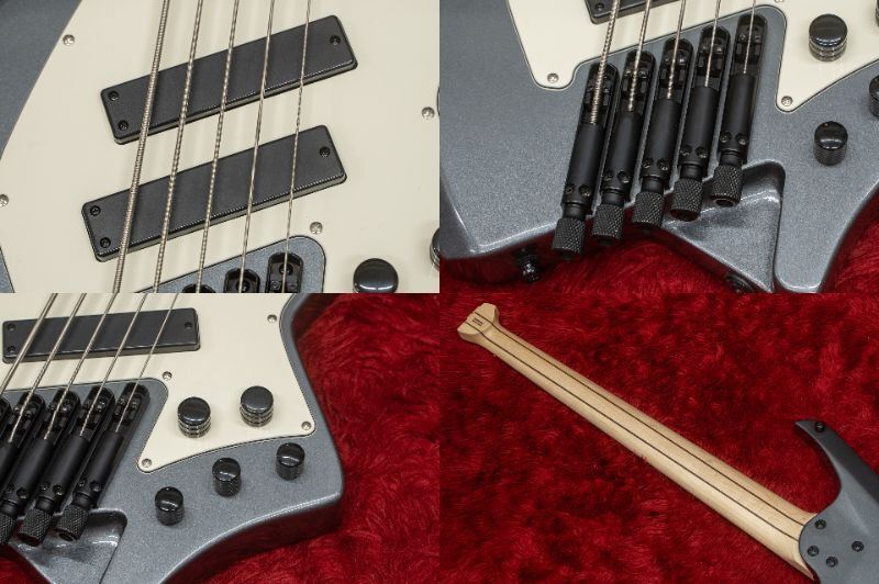 ベース HEX Guitars NB505 Gunl Gray new】HEX Guitars / NB505 Gunmetal Gray - Geek IN Box