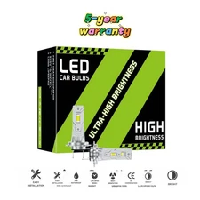 Lasfit LED High/Low Beam Conversion Kit H7 Bulbs Super Bright 6000K Plug&Play 