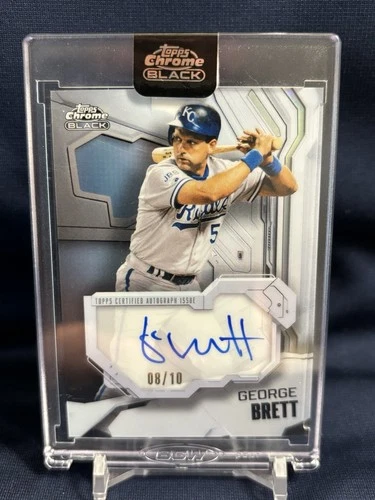 2026 Topps Chrome Black George Brett Ivory Autographs (RAW)