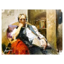 Pino (1939-2010) "The Professor" Limited Edition on Canvas, Numbered and Hand Si