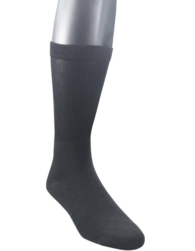 Yomandamor Homme 6 Paires Bambou Rayonne Respirant Diabétique 10-13, Noir  - Photo 5/7
