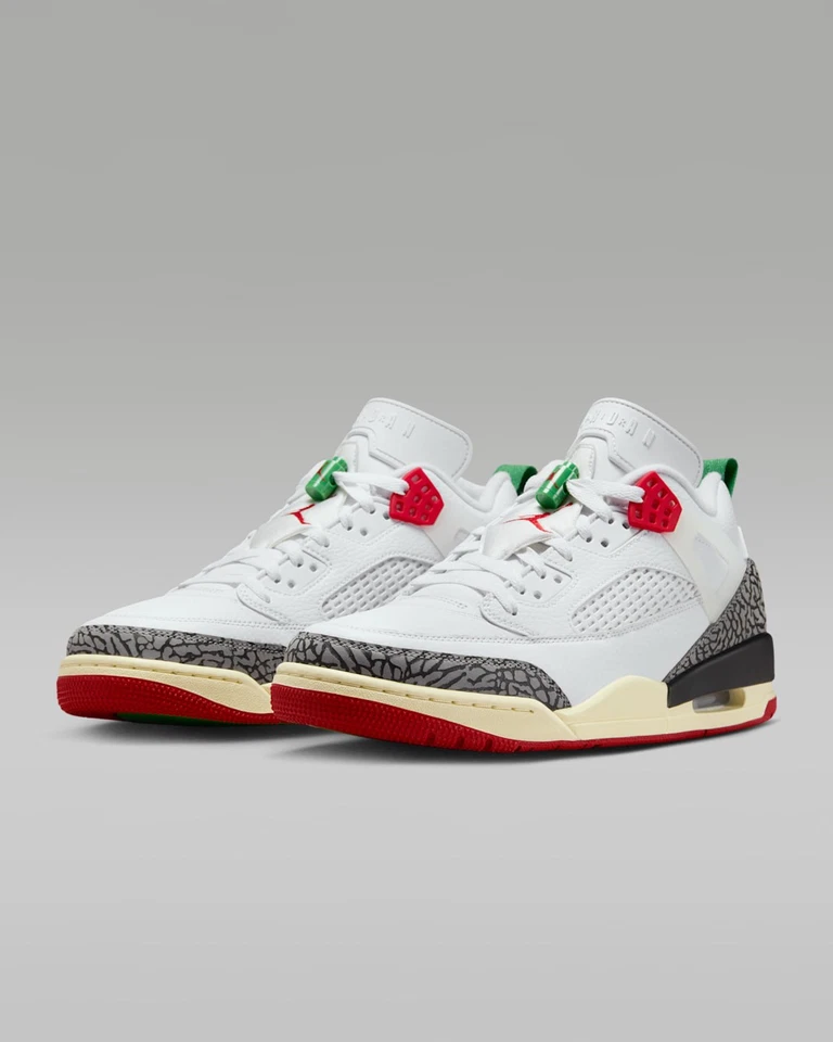 Nike Air Jordan Spizike низкий SE туфли белый черный Varsity красный IM7425-100 мужской новый - Изображение 2 из 4