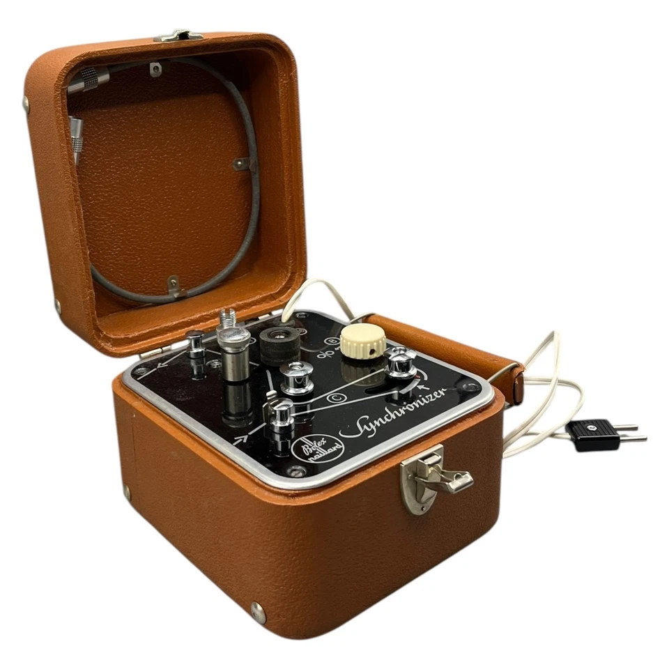 Bolex Paillard Synchronizer Synchronisator Box Euro Stecker Analoge Filmtechnik - Bild 3 von 4