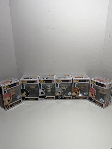 Funko Pop Jujutsu Kaisen Lot Of 6 Yuji Nobara Gojo Mahito Panda  Ryomen Mai Zen