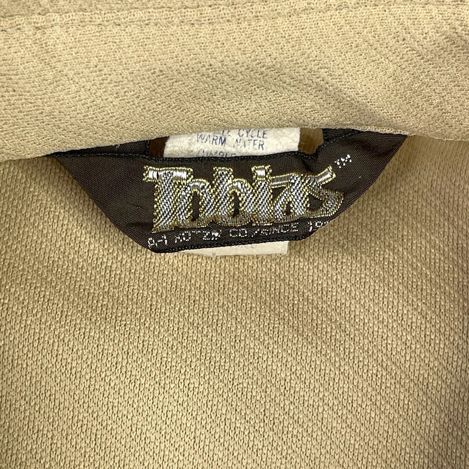 Terno de lazer ocidental vintage masculino camisa L calça DISCO pérola encaixe anos 70 TOBIAS TALON ZÍPER - Imagem 3 de 4