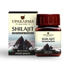 Ayurveda UPAKARMA Pure Shilajit Cap 300 mg 90 Veg Cap Pack of 2