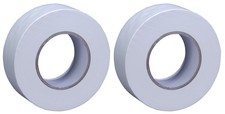 Pair American DJ ADJ GT2W Durable 2-Inch Wide White Gaffers Tape With No Residue
