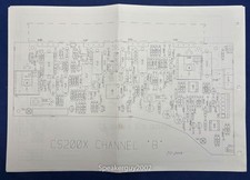 Original Peavey CS200X Foldout Schematic