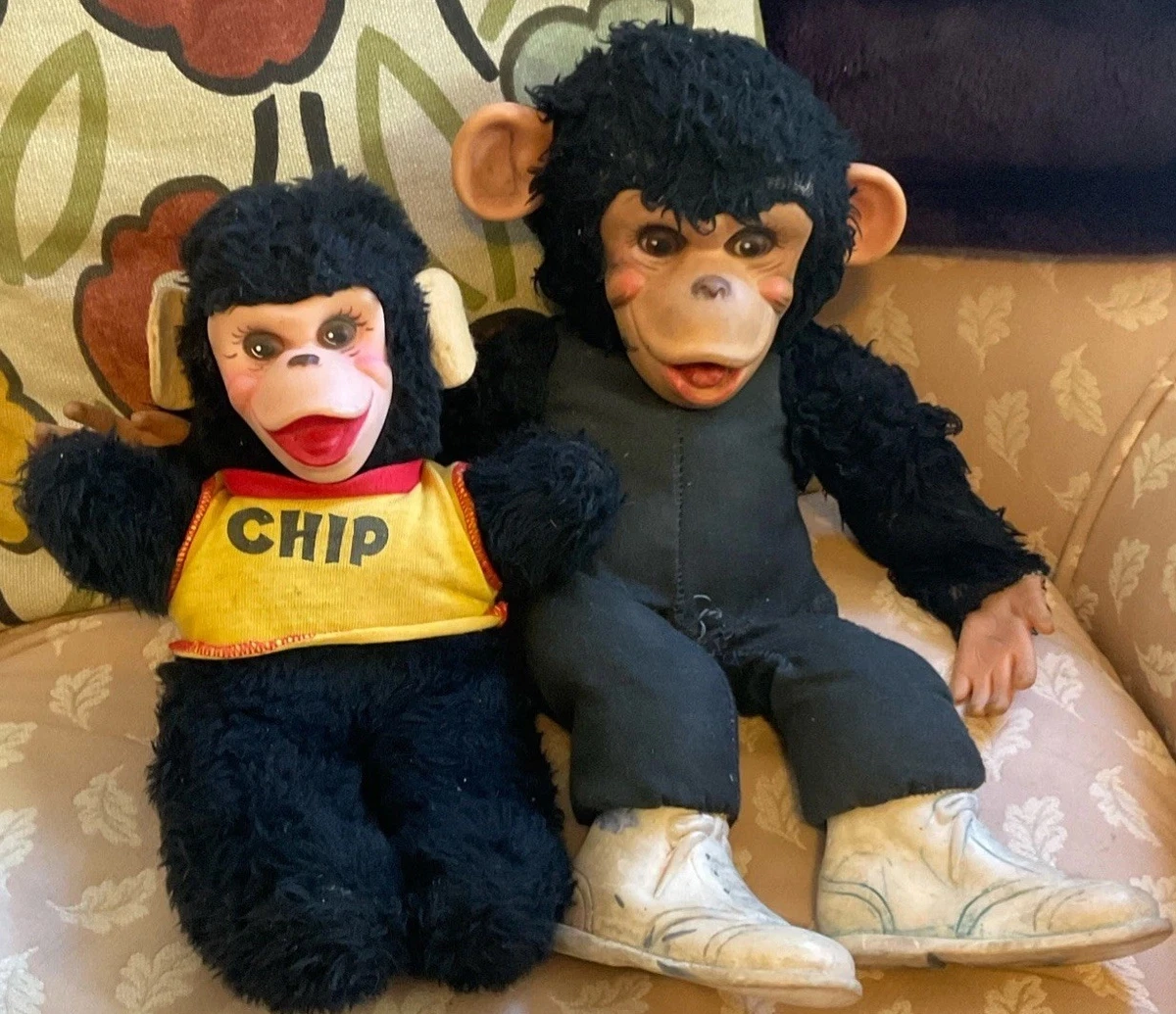 Zip Stuffed Monkey In Vintage Stuffed Animals for sale - eBay
