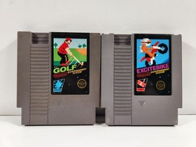 Nintendo NES Game Lot Volleyball 5 Screw Tecmo Bowl Double Dribble Golf Tested