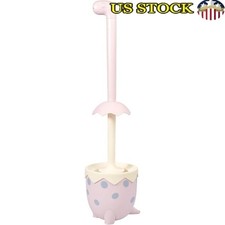Dinosaur Toilet Brush Set 360  Cleaning Non-Slip Handle Detachable Holder New