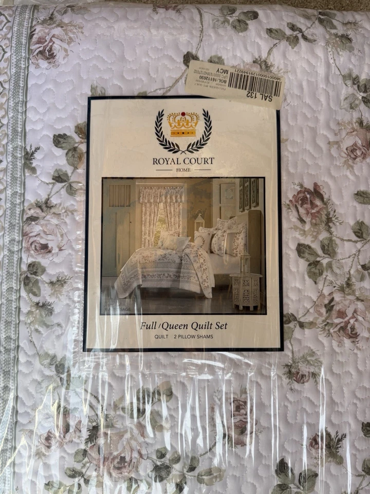 Royal Court Home Full/Queen Quilt Set - Image 3 of 4