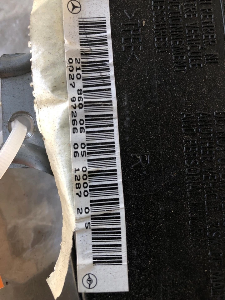 Bolsa de aire MERCEDES CLASE E 98 99 00 01 02 03 Foto 4 de 4