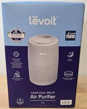 Levoit Core Mini-P Air Purifier Small Room Gray 178 sq. ft. Activated Carbon Fil