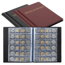 240 Pocket Coin Collection Book Holder Album Coins Storage Case for Collectors