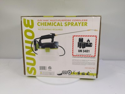 #ad Sun Joe 24v gs ltw Ionmax 24 volt 1 gallon Multi purpose Chemical Sprayer Kit $48.99