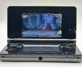 Nintendo 3DS black Japan console + Naruto SD Game - Great Condition