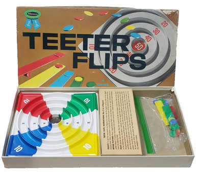 Vintage Whitman TEETER FLIPS - A Game Of Skill - 1962 - Complete