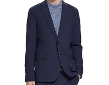 Scotch & Soda Mens Size Large Blazer Night Pinstripe Two Button Wool Blend NEW