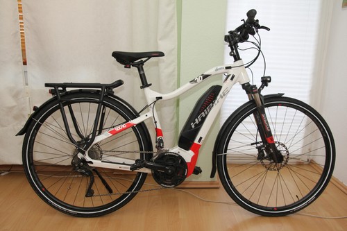 E-Bike Haibike SDURO Trekking 6.0 S 28" Yamaha Motor Rahmenhöhe 48cm, weiß, rot