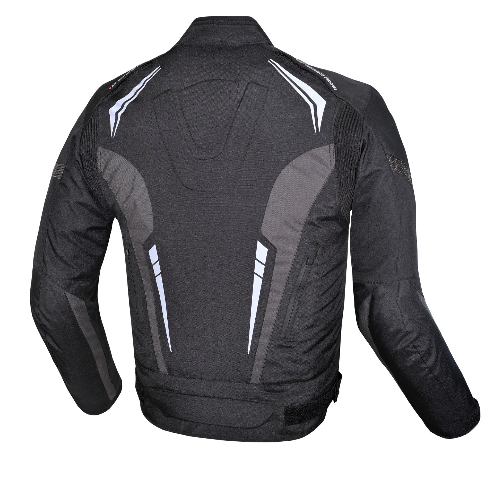 Giacca Moto Tecnica Protezioni CE Giubbotto Motociclista Tessuto Touring EM-GM-1 foto 3