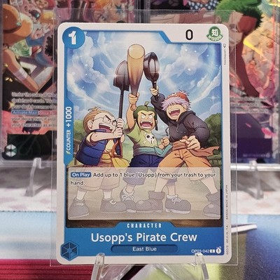 Usopp's Pirate Crew OP03-042 C Pillars of Strength One Piece Card Game NM/M