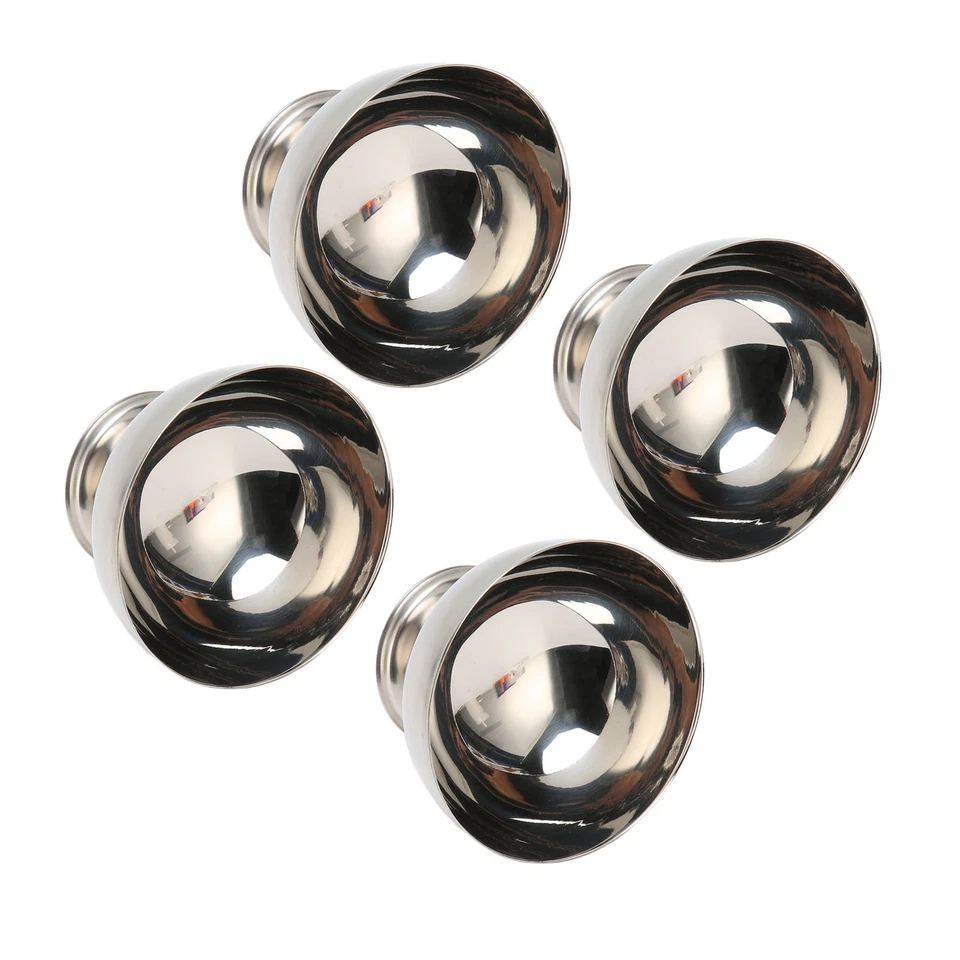 4 Stück Wiederverwendbare Edelstahl-Eisschalen Mit Füßen Für Eisbecher - Bild 3 von 4