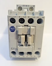 Allen-Bradley 100-C23D*10 Contactor 24V DC Coil C23 Series Used AB
