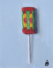 Nigel Mason Original Oil Painting Still Life Art Of A Lolly Sweet