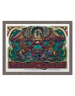 Killer Queen Holland 2023 by Half Hazard Press SIGNED Poster Ltd Edition x/15