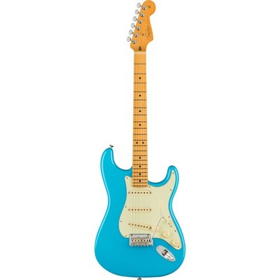 Fender American Professional II Stratocaster MN Miami Blue - E-Gitarre