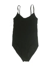 ETHIKA Women Black One Piece Swimsuit S