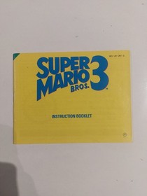 Super Mario Bros 3 Nintendo NES W/Manual 8 Bit Retro NTSC 1990 #0508