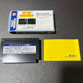 Beautiful item! Comes with box and instruction manual! Space Invaders Famicom