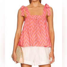 Ulla Johnson Iris Tank Top in Bougainvillea 2