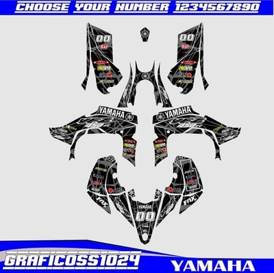 ATV Yamaha YFZ 450R 2014 2023 Kit Grafik Aufkleber Decals 2014 2016 2018-2024