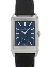 JAEGER-LECOULTRE Reverso Tribute Duo Q3988482 Silver Men's Used Watch #111126