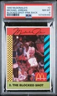 147406468 Michael Jordan 1990 McDonald's Sports Tips #2 Pink Back PSA 8