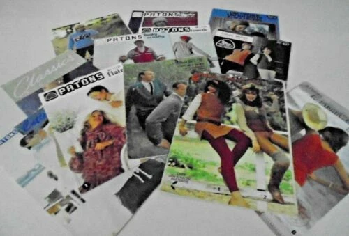 Patons Knitting Vintage Mixed Lots Patterns