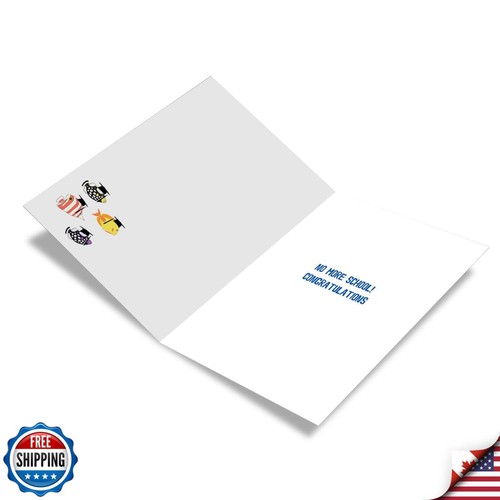 NobleWorks - 1 Funny Graduation Greeting Card - Congratulations to Graduate, - Picture 2 of 5