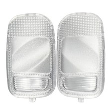 For 2003-2008 Dodge Ram 1500 2500 3500 White Interior Dome Light Cover Kit Clear