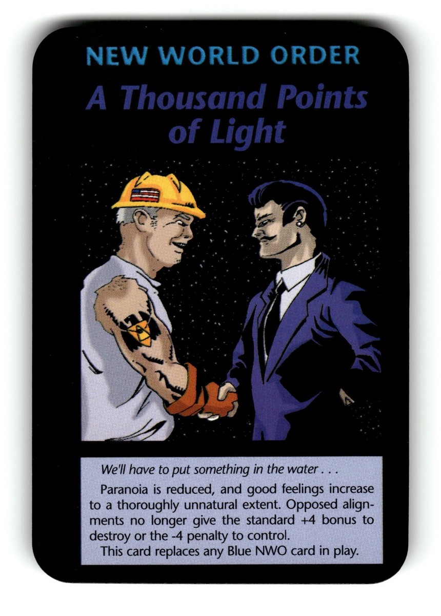 NWO: A Thousand Points of Light Card Base Set INWO Illuminati | eBay