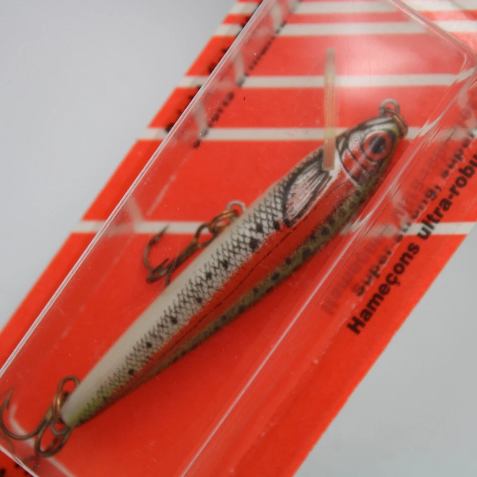 Señuelo de pesca Rebel Minnow Floater F5071 naturalizado trucha arco iris Foto 2 de 3