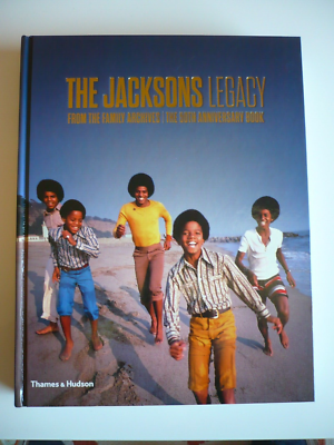 The Jacksons Legacy Archive H/B Book Signed By Tito Jackson Marlon
