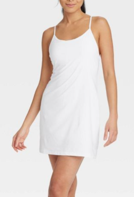 loose fitting athletic dress Sentmoon Button down Dress Breathable Loose Fit Plus Size Mini Dress 2026  Summer Solid Color Sleeveless Crew Neck with Zipper Pleated Dress for Women
