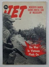 1960's Meredith March Vietnam Negro Era Black History Jet Magazine July 7, 1966