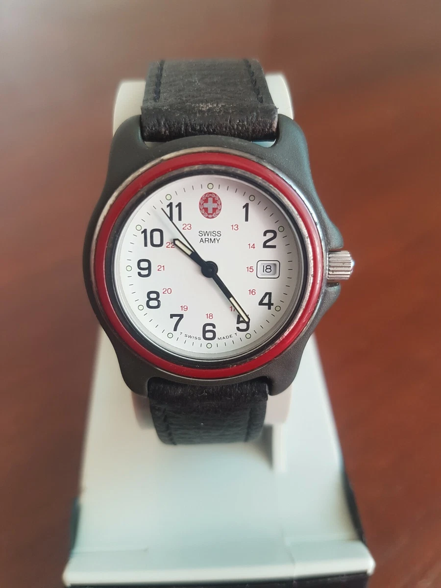 Sucio sorpresa ideología Swiss Army Small Watch 330 Feet Genuine Leather Suisse Made 35mm Working | eBay Sucio sorpresa ideología Swiss Army Small Watch 330 Feet Genuine Leather Suisse Made 35mm Working | eBay